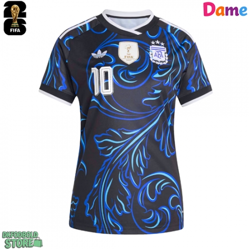 Argentina Lionel Messi #10 Replika Udebanetrøje Dame VM 2026 Kortærmet